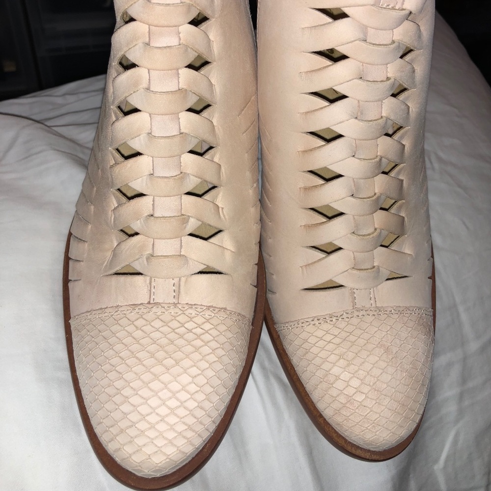 Free People leather slingback.